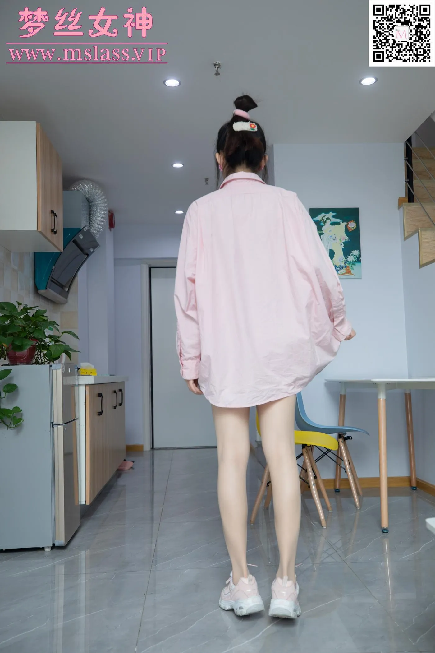 [MSLASS梦丝女神] 2020.10.22 NO.130 莹仙女 粉粉的 [66P]插图9